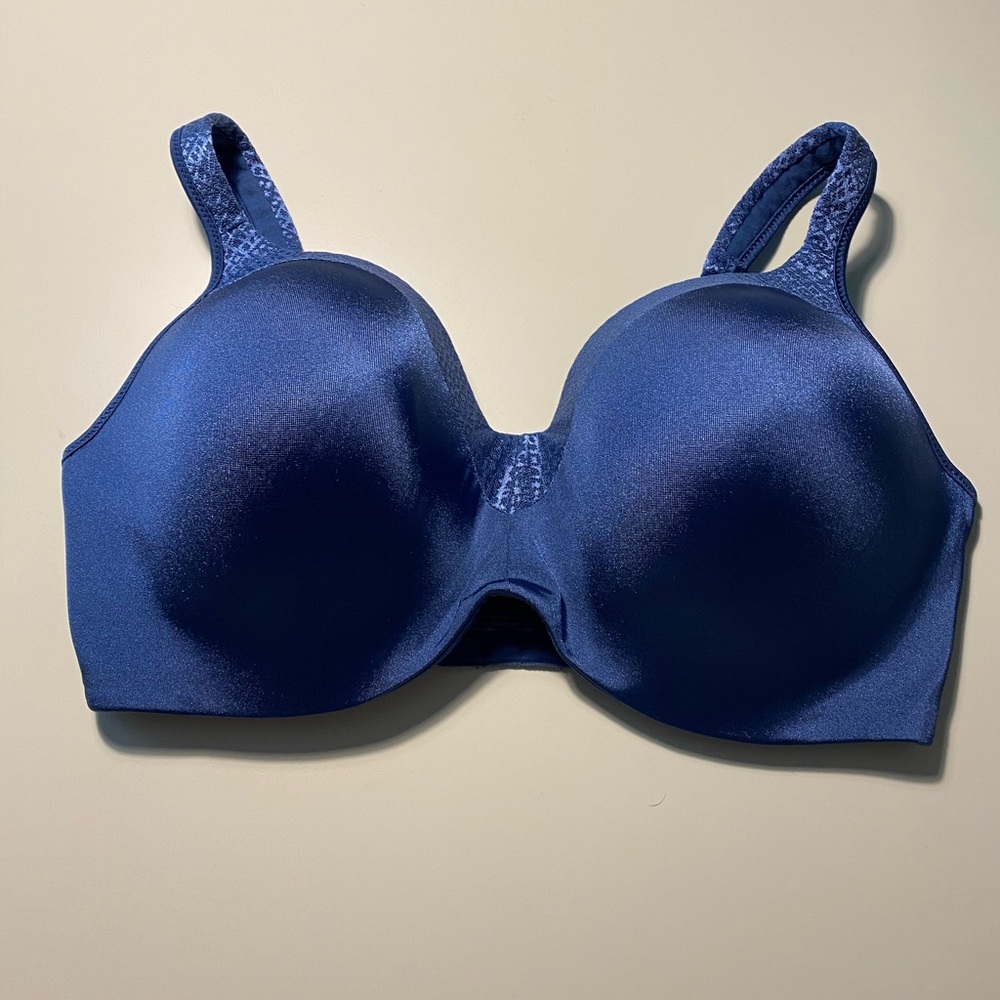 Like New Vanity Fair Bra - Blue Underwire- Size 36DD